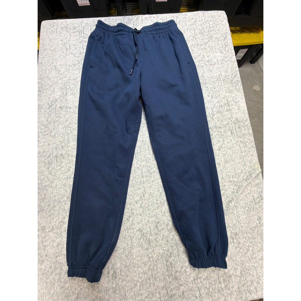 DSG Mens Classic Fleece Cinch Jogger Sweatpants University Navy Blue Medium NEW